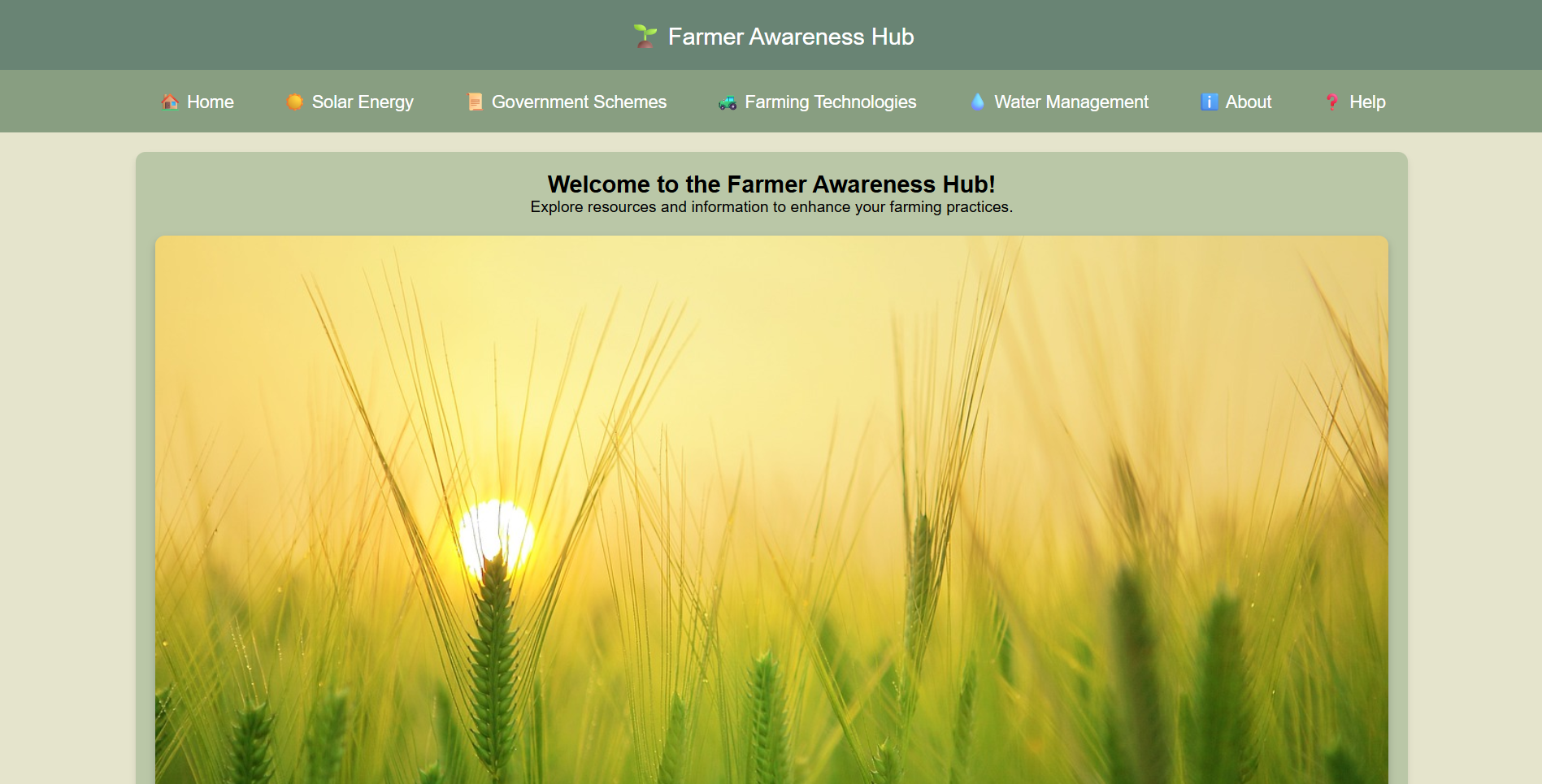 Farmer Awareness Hub